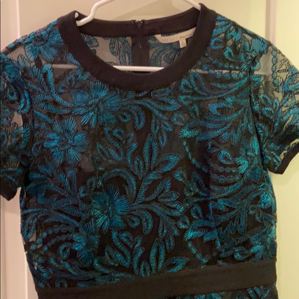 Rachel Rachel Roy black and green dress sz 8